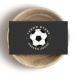 Fußball-Coach-Visitenkarte Visitenkarte<br><div class="desc">Fußball Ball Emblem Stil Gold und schwarz Logo . Für weitere passende Marketing-Materialien kontaktieren Sie mich bitte unter maurareed.designs@gmail.com. Für weitere vorgefertigte Logos besuchen Sie logoevolution.co. Originelles Design von Maura Reed.</div>