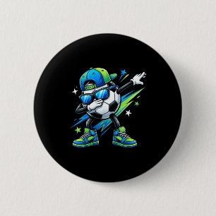 Fußball Dabbing Srts Coole Jungen Mädchen Spieltag Button