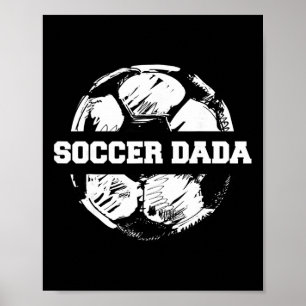 Fußball Dada Fußball Ll Split Lustiger Fußballvate Poster