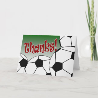 Fußball - Danke! Dankeskarte