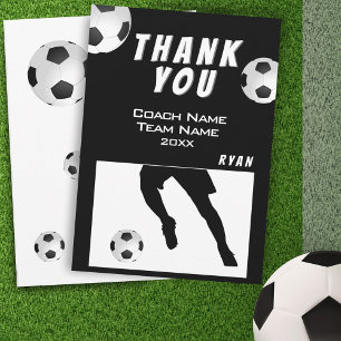Fußball Danke Trainer Karte