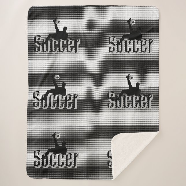 Fußball Das Spiel, großer Sherpa-Decken Sherpadecke (Vorderseite)