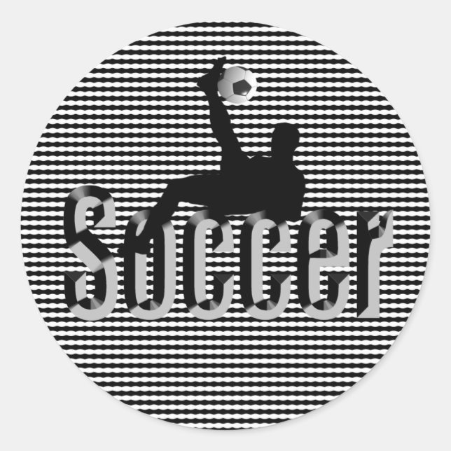 Fußball Das Spiel, Runde Sticker (Vorderseite)