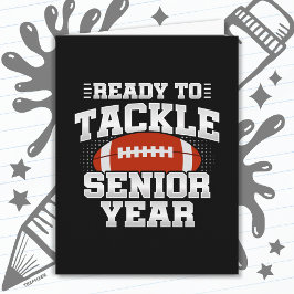 Fußball der 12. Klasse, bereit, wieder zur Schule  Karte