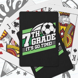Fußball der 7. Klasse vom ersten Tag an zurück zur Spielkarten