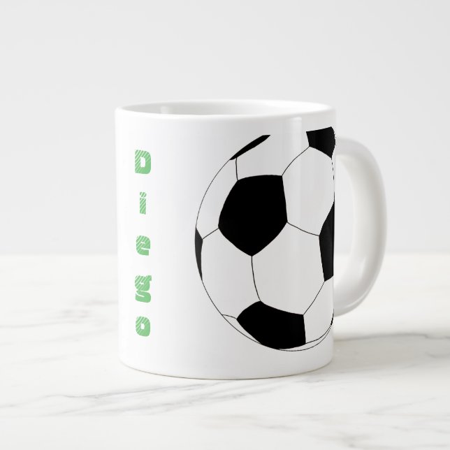 Fußball der Happy Juul Company Jumbo-Tasse (Vorderseite Rechts)