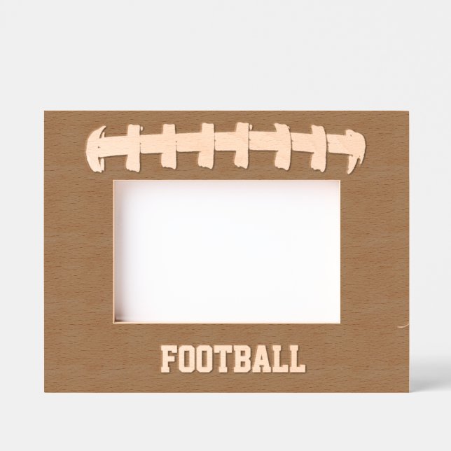 Fußball-Design in Bildrahmen Geätzte Rahmen (Vorderseite)