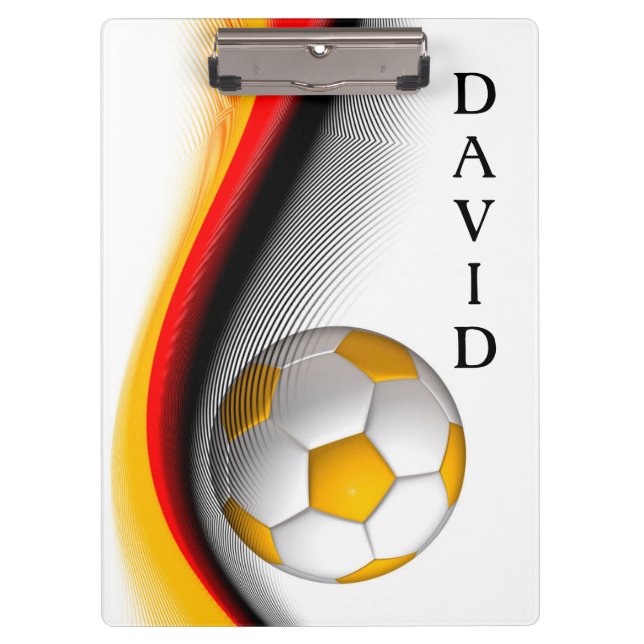 Fußball-Design Klemmbrett (Vorderseite)
