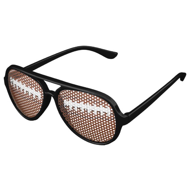 Fußball-Design Partybrille (Schrägansicht)