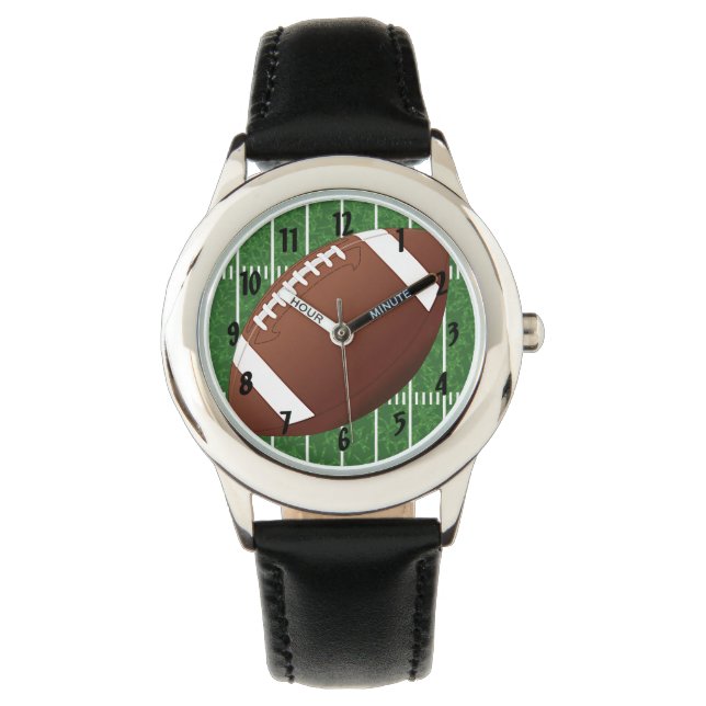 Fußball-Designschau Armbanduhr (Vorderseite)