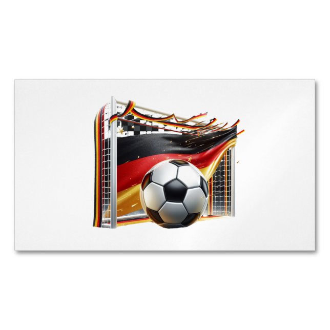 Fußball Deutschland Magnetische Visitenkarte (Vorderseite)