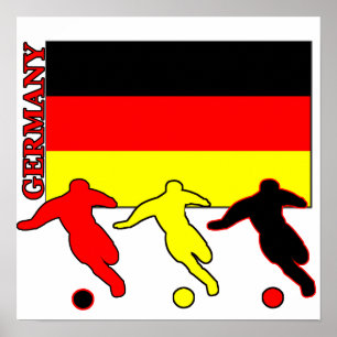 Fußball Deutschland Poster