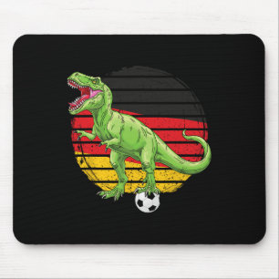 Fußball Dino Trex Deutsche Jersey Deutschland Flag Mousepad