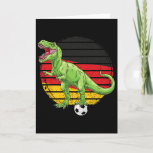 Fußball Dino Trex Deutsche Trikot Deutschland Flag Karte