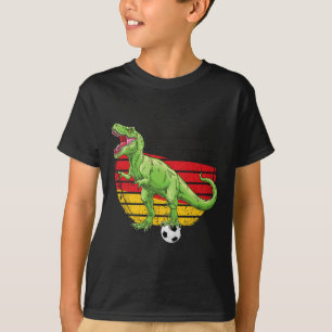 Fußball Dino Trex Deutsche Trikot Deutschland Flag T-Shirt