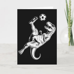 Fußball Dinosaurier Kinder Jungen Männer Fußball Karte