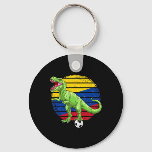 Fußball Dinosaurier Trex Kolumbien Flagge Jungen M Schlüsselanhänger