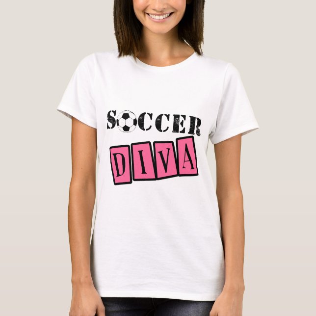 Fußball-Diva T-Shirt (Vorderseite)