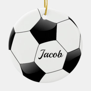 Fußball-Doppelseitiges Ornament Runde
