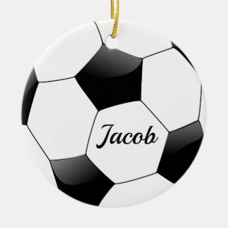 Fußball-Doppelseitiges Ornament Runde