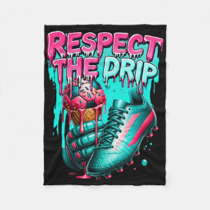 Fußball-Drip-Boys Eis-Drip-Jugend respektiert den  Fleecedecke