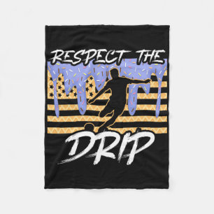 Fußball-Drip-Boys tropfen Eiscreme Respektiere den Fleecedecke