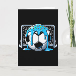 Fußball Drip Eiscreme Drip Fußball Jungen Mädchen Karte