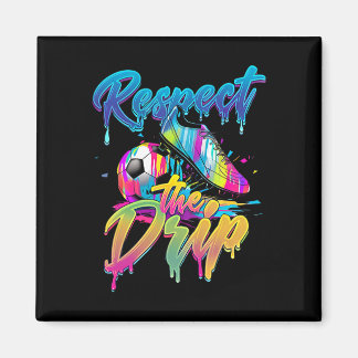 Fußball Drip Jungen Eiscreme Drip Jugend Respektie Magnet