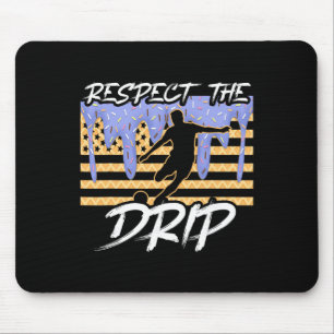 Fußball Drip Jungen tropfen Eiscreme Respektiere d Mousepad