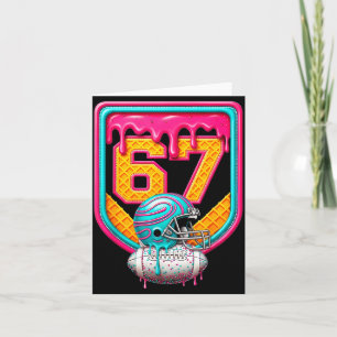 Fußball Drip Nummer 67 Fußballspieler Karte