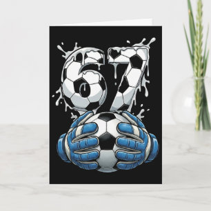 Fußball Drip Nummer 67 Jungen Fußball Torwart 67 Karte