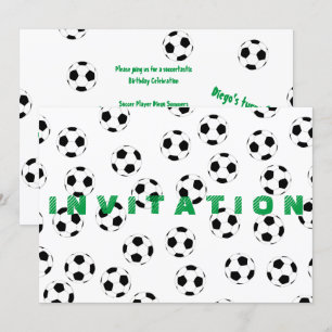 Fußball durch Happy Juul Company Einladung
