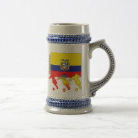 Fußball-Ecuador-Tasse