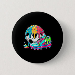 Fußball-Eis-Drip für Jungen Mädchen Kinder Fußball Button