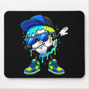 Fußball Eiscreme Tropf Dabbing Streusel Sport Jung Mousepad