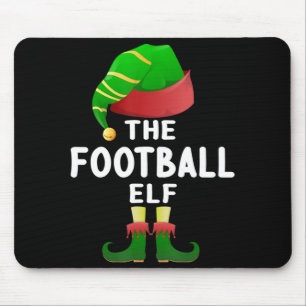 Fußball Elf Weihnachtsfamilie Matching Pajamas Elf Mousepad