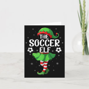 Fußball-Elf-Weihnachtsmädchen Frauen Elf-Mannschaf Karte