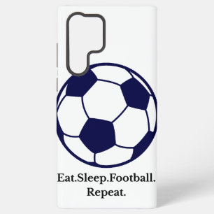 Fußball-Enthusiast-Handyhülle - Sport-Zitat Samsung Galaxy Hülle