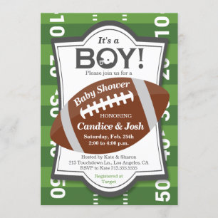 Fußball Es ist eine Boy Baby Dusche Einladung
