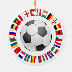 Fußball-Europameisterschaft 2016 Keramikornament