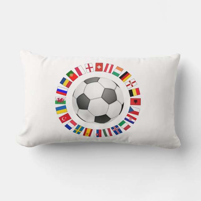 Fußball-Europameisterschaft 2016 Lendenkissen (Vorderseite)