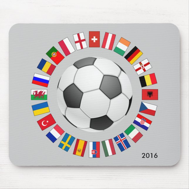 Fußball-Europameisterschaft 2016 Mousepad (Vorne)