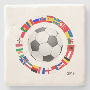 Fußball-Europameisterschaft 2016 Steinuntersetzer