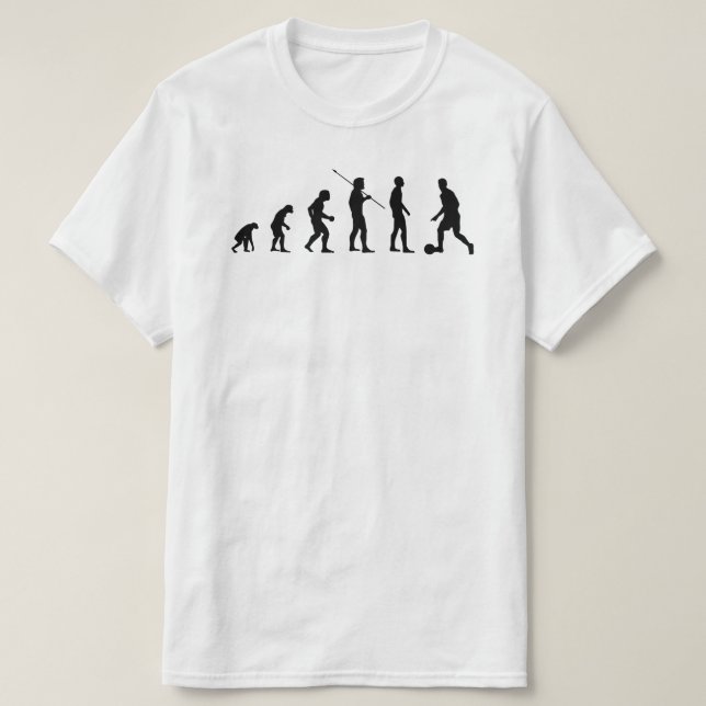Fußball-Evolution | Funny Soccer Meme Bv T-Shirt (Design vorne)