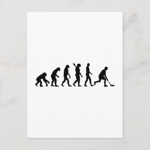 Fußball-Evolution Postkarte