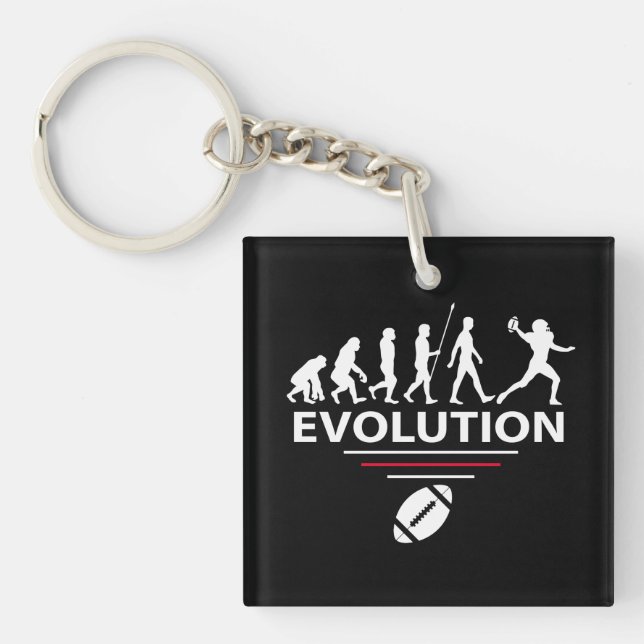 Fußball-Evolution Schlüsselanhänger (Vorderseite)