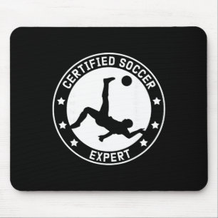 Fußball Experte Fußballspieler Mousepad