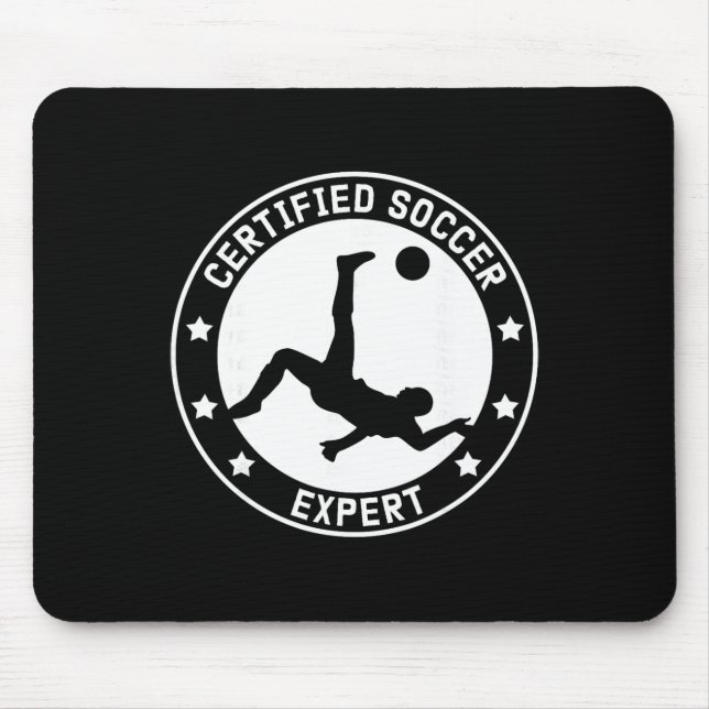 Fußball Experte Fußballspieler  Mousepad (Vorne)