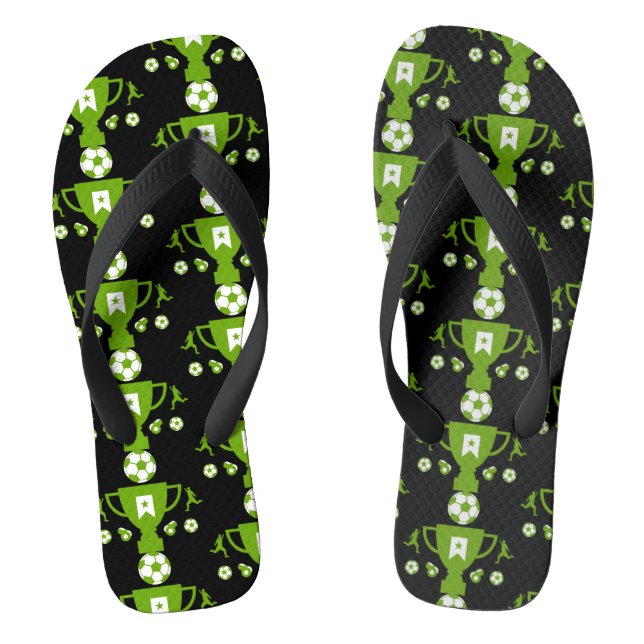 Fußball-Fan Flip Flops (Fußbett)