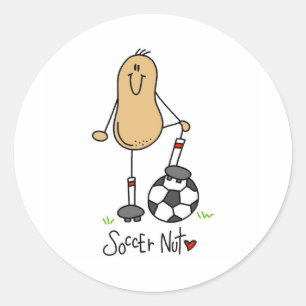 Fußball-Fan Runder Aufkleber